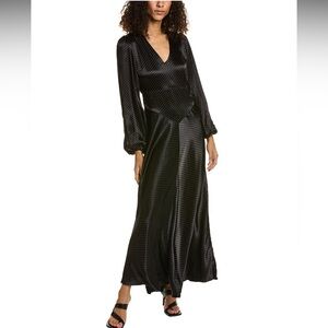 Ganni Satin Maxi Dress